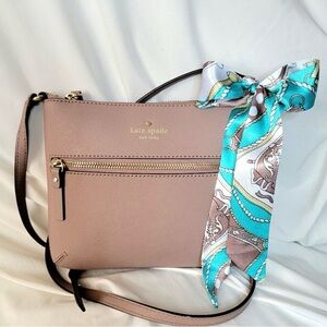 Kate Spade Laurel Way Crossbody – Taupe | EUC